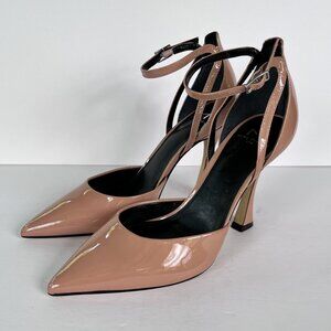 NEW Marc Fisher Ltd Lynnie d'Orsay Pointed Toe Pump Natural Nude 6